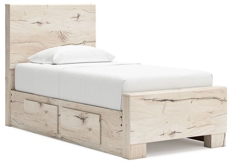 Lawroy - Panel Bed With Storage - JaxCo Furniture