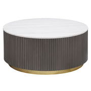 Jason - Round Marble Top Table - JaxCo Furniture