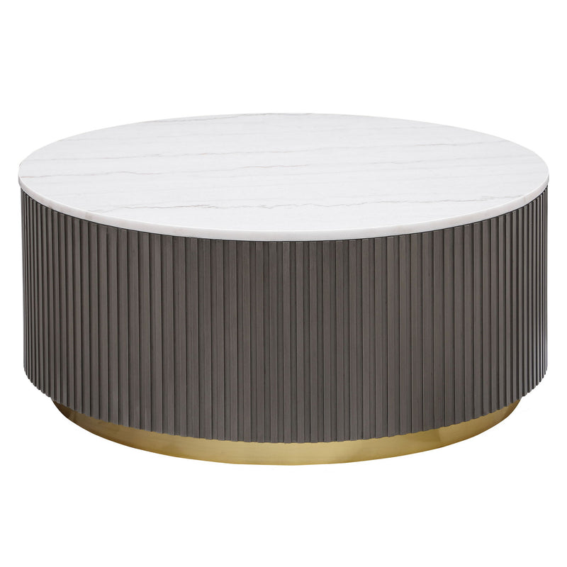 Jason - Round Marble Top Table - JaxCo Furniture