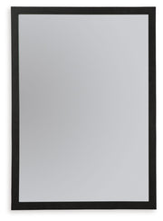 Danziar - Black - Bedroom Mirror - JaxCo Furniture