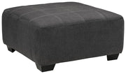 Ambee - Slate - Oversized Accent Ottoman - JaxCo Furniture