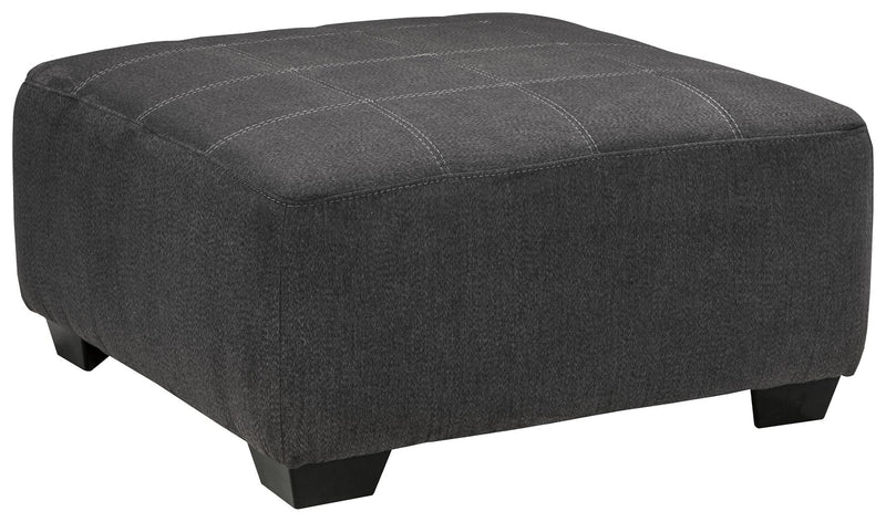 Ambee - Slate - Oversized Accent Ottoman - JaxCo Furniture