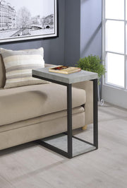Beck - Engineered Wood C-Shape Sofa Side Table - JaxCo Furniture