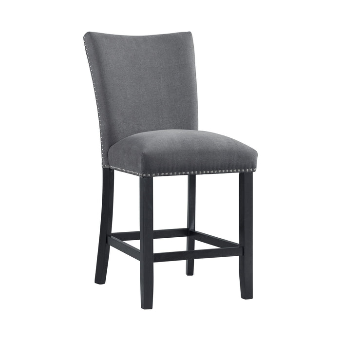 Tuscany - Counter Height Side Chair (Set of 2) - Charcoal - JaxCo Furniture