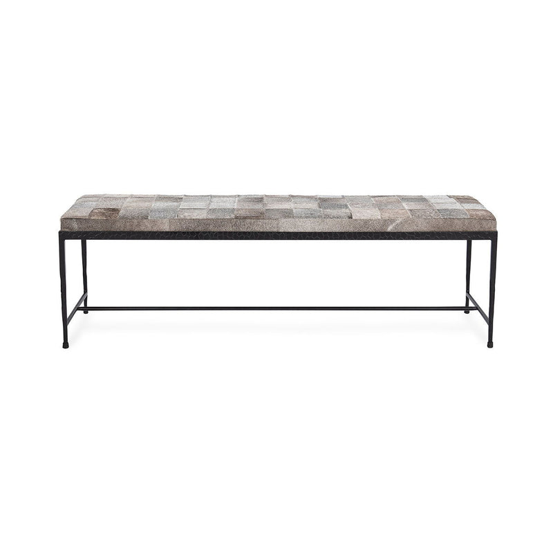 Achen - Hide 60" Bench - JaxCo Furniture