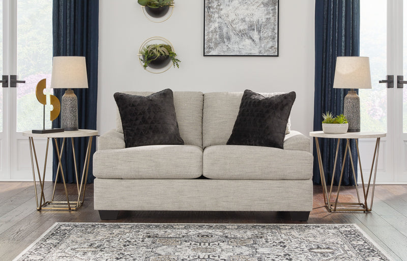 Vayda - Pebble - Loveseat - JaxCo Furniture