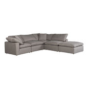 Terra - Livesmart Fabric Condo Dream Modular Sectional - Light Gray - JaxCo Furniture