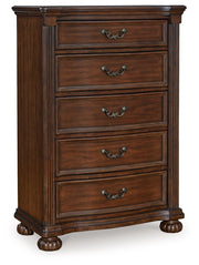 Lavinton - Brown - Five Drawer Chest - JaxCo Furniture