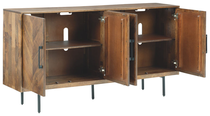 PratTVille - Brown - Accent Cabinet - JaxCo Furniture