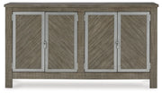 Krystanza - Weathered Gray - Dining Room Server - JaxCo Furniture