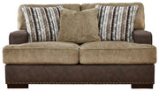 Alesbury - Chocolate - Loveseat - JaxCo Furniture