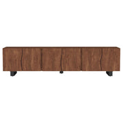 Trask - Wood TV Stand Media Console - Mango Brown - JaxCo Furniture