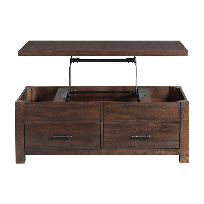 Jax - Lift Top Coffee Table - Dark Walnut - JaxCo Furniture