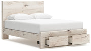 Lawroy - Panel Bed With Storage - JaxCo Furniture