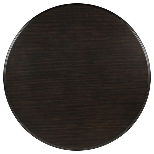 Twyla - 60" Round Wood Dining Room Table - Dark Cocoa - JaxCo Furniture