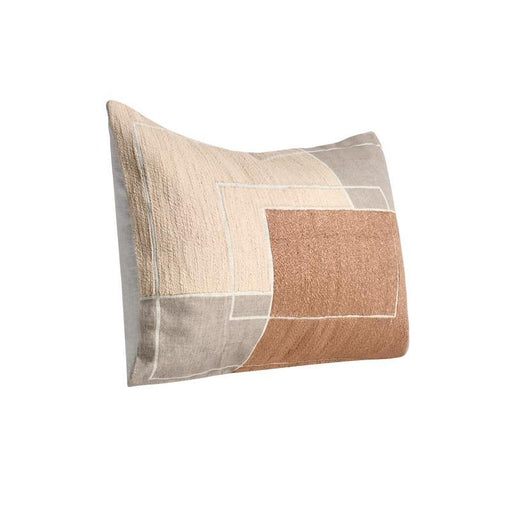 Modern Perspective - MP Reid Pillow - Taupe/Penny Brown - JaxCo Furniture