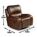 Keily - Swivel Recliner - JaxCo Furniture