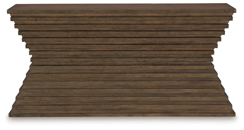 Hannodream - Warm Brown - Sofa Table - JaxCo Furniture