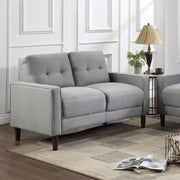 Bowen - Upholstered Track Arm Tufted Loveseat - JaxCo Furniture