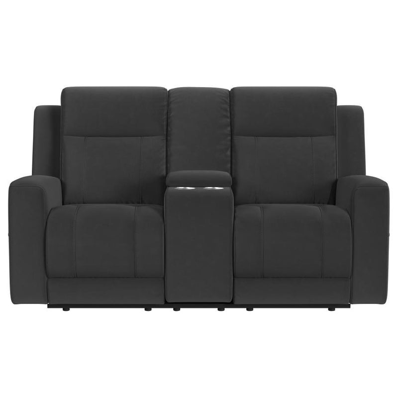 Brentwood - Upholstered Motion Reclining Loveseat - JaxCo Furniture