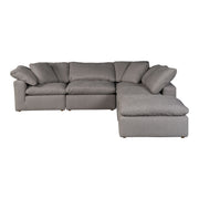 Terra - Livesmart Fabric Condo Dream Modular Sectional - Light Gray - JaxCo Furniture