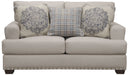 Newberg - Loveseat - Platinum - JaxCo Furniture