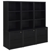 Westpark - 3 Piece Wall Unit Bookcase Set With USB - JaxCo Furniture