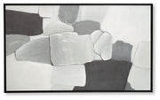 Adilson - White / Gray / Black - Wall Art - JaxCo Furniture