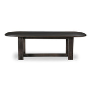 Glenn - Oval Dining Table - Dark Brown - JaxCo Furniture