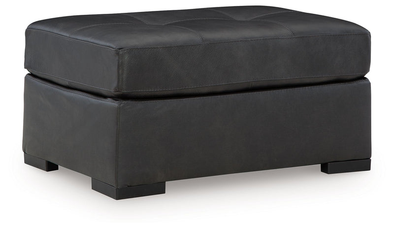Brindley Pier - Fog - Oversized Accent Ottoman - JaxCo Furniture