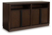 Dilenno - Dark Brown - Dining Room Server - JaxCo Furniture