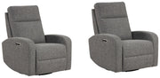 Thriller - Power Swivel Glider Recliner (Set of 2) - JaxCo Furniture