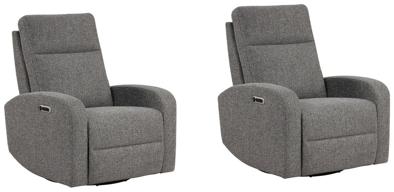 Thriller - Power Swivel Glider Recliner (Set of 2) - JaxCo Furniture