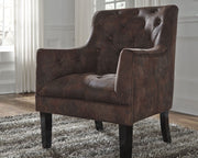 Drakelle - Mahogany - Accent Chair - JaxCo Furniture