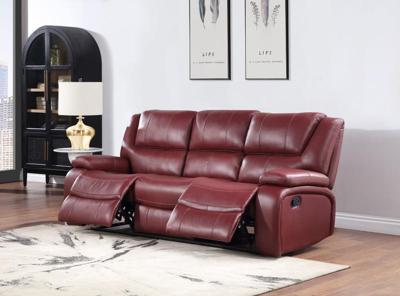 Camila - Upholstered Motion Reclining Sofa - JaxCo Furniture