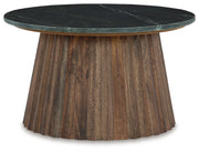Ceilby - Black / Brown - Accent Cocktail Table - JaxCo Furniture