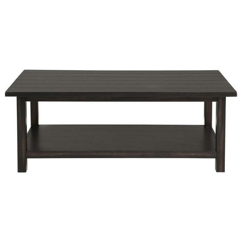 Payne - Wood Coffee Table with Shelf - JaxCo Furniture
