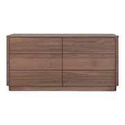 Round Off - Dresser - Dark Brown - JaxCo Furniture