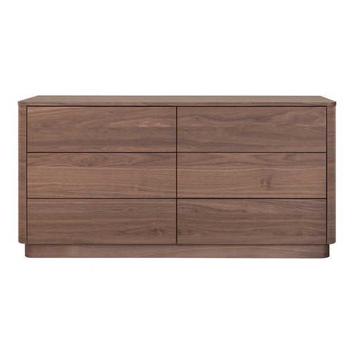 Round Off - Dresser - Dark Brown - JaxCo Furniture