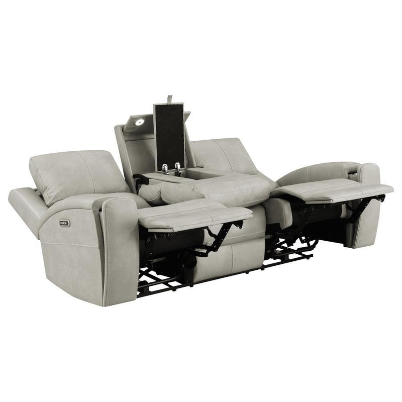 Brickston - Triple Power Reclining Sofa Set - JaxCo Furniture