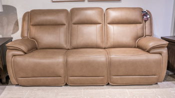 Glencroft - Sahara - Power Reclining Sofa With Adjustable Headrest - JaxCo Furniture