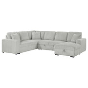 Devonshire - Sleeper Sectional Sofa Storage Chaise - JaxCo Furniture