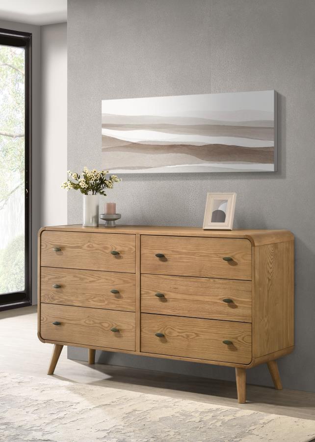 Robyn - 6-Drawer Bedroom Dresser - JaxCo Furniture