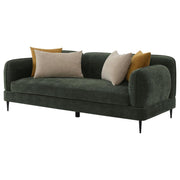 Jade - Chenille Upholstered Modern Track Arm Sofa - JaxCo Furniture