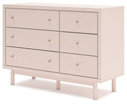Wistenpine - Blush - Six Drawer Dresser - JaxCo Furniture