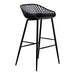 Piazza - Outdoor Barstool Barstool (Set of 2) - Black - JaxCo Furniture