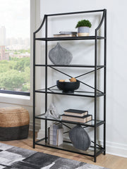 Dakerwell - Antique Black - Bookcase - JaxCo Furniture