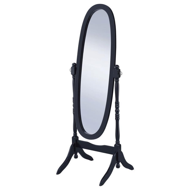 Foyet - Wood Adjustable Length Cheval Mirror - JaxCo Furniture