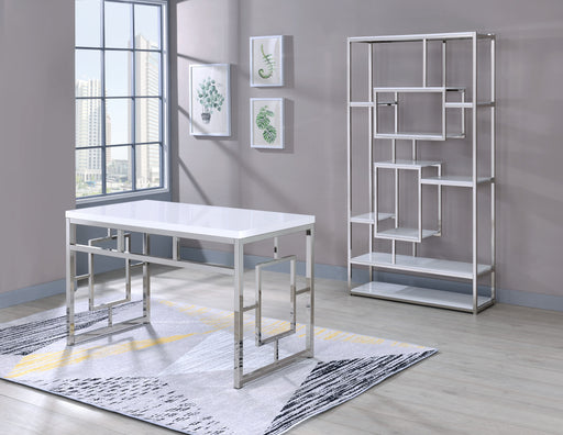 Alize - Bookcase And Desk - White - JaxCo Furniture