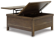 Moriville - Grayish Brown - Lift Top Cocktail Table - JaxCo Furniture